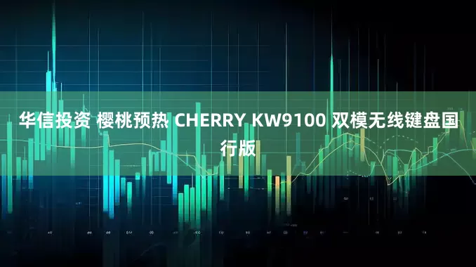 华信投资 樱桃预热 CHERRY KW9100 双模无线键盘国行版